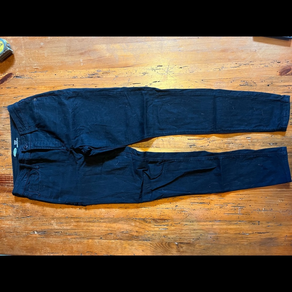 Black skinny jeans 8 long